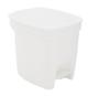 Imagem de Lixeira basic compact em polipropileno branco com haste em aco galvanizado 7 l tramontina
