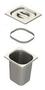 Imagem de Lixeira Cesto De Lixo Basculante 3,5 Litros Inox Não Enferruja Cor Inox