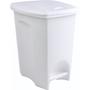 Imagem de Lixeira Cesto de Lixo Multiuso Com Pedal 50 Litros Reciclagem Branca - Plasutil