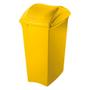 Imagem de Lixeira Cesto Plástico Seletiva Amarelo 40 L Basculante