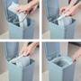 Imagem de Lixeira Com Pedal 6 Litros Porta Cesto Lixo Plástica Banheiro Cozinha Trium - LX 4000 Ou