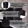 Imagem de Lixeira Com Pedal 6 Litros Preta Linea Paramount