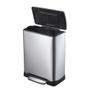 Imagem de Lixeira com Pedal de Aço Inox E-Cube 50L
