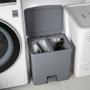 Imagem de Lixeira com Pedal Trium 30 L com Duplo Compartimento Chumbo Ou