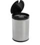 Imagem de Lixeira Com Tampa De Pressionar Inox Com Tp 4Lts