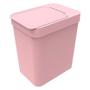 Imagem de Lixeira de Banheiro 5L Basurero com Porta Saco Tampa Open Stop Soprano Rosa