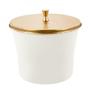 Imagem de Lixeira de Banheiro com Aro e Tampa Inox Dourada 3L - Forma