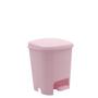 Imagem de Lixeira De Bebe 6 Litros Com Pedal Rattan Banheiro Rosa