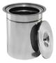 Imagem de Lixeira De Embutir Onixlimp 8 Litros Em Inox