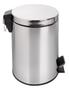 Imagem de Lixeira De Inox Redonda Com Pedal 5 Litros