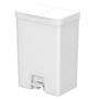 Imagem de Lixeira de Pedal Trium 30L Duplo Compartimento Branco LX4350BCF - Ou