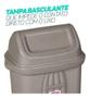 Imagem de Lixeira De Pia 6,5 L Reforçada Com Tampa Basculante Multiuso