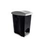 Imagem de Lixeira de Plástico 7 L com Pedal Ecoblack - Plasutil