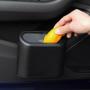 Imagem de Lixeira Dobrável Portátil para Carro com Tampa - Mini Organizador de Lixo para Veículo
