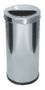 Imagem de Lixeira Em Aço Inox Com Aro Meia Lua Inox 22 L Home Office