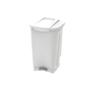 Imagem de Lixeira em plastico t-force branco 100l