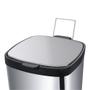 Imagem de Lixeira frame c/ pedal e balde aço inox 12l - brinox
