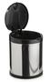 Imagem de Lixeira Ideal Para Cozinha Tampa Click 2.5L Inox Com Recipiente Interno