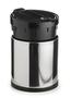Imagem de Lixeira Ideal Para Cozinha Tampa Click 2.5L Inox Com Recipiente Interno
