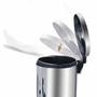 Imagem de Lixeira Inox 8 Litros Com Pedal Balde Interno Basculante