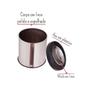 Imagem de Lixeira Inox Basculante 20 Litros Tampa Com Cor Flip Top