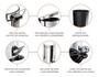 Imagem de Lixeira Inox Com Pedal E Balde 3L - 3040/201 - Brinox
