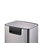 Imagem de Lixeira Inox com Pedal e Balde Interno Retangular 40 Litros Brinox Ref.3073/200