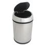Imagem de Lixeira inox com sensor automático capacidade 9 litros TL9L