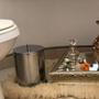 Imagem de Lixeira Inox Para Banheiro Cozinha Balcão 5 Litros Com Tampa