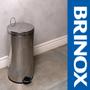 Imagem de Lixeira Inox Polido com Pedal 12L Linha Decorline Brinox