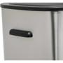 Imagem de Lixeira inox retangular 55L com abertura por sensor - Vonder