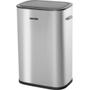 Imagem de Lixeira Inox Retangular com Sensor de Abertura 55 Litros Cinza Vonder