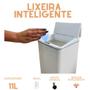 Imagem de Lixeira inteligente 11L com sensor automático