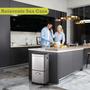 Imagem de Lixeira Inteligente 35+25l Automática Com Sensor Moon Inox 