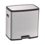 Imagem de Lixeira Octos Inox com 02 Baldes e Pedal 15+15L Tramontina