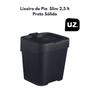 Imagem de Lixeira Pia de Cozinha Compacta Slim Com Tampa  2,5 Lts Uz