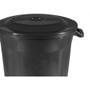 Imagem de Lixeira Plasvale Recycle 97L Preta Com Tampa 164Lp8990
