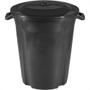 Imagem de Lixeira Plasvale Recycle 97L Preta Com Tampa 164Lp8990