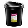 Imagem de Lixeira Primafer Basculante 4,3L Preta Pr1017-8