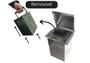 Imagem de Lixeira Quadrada De Embutir Com Tampa Aco Inox 7 Litros Para Bancada Cozinha - Estilo e Funcionalidade para Seu Espaço  AJLstore