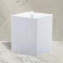 Imagem de Lixeira Quadrada Multiuso Para Banheiro Lavabo Com Tampa