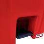 Imagem de Lixeira Quadrada Vermelha com Pedal  P30 30 Litros JSN