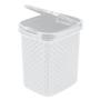 Imagem de Lixeira Rattan Com Click Branca 4,5L Nitron