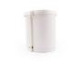 Imagem de Lixeira Rattan Com Tampa Abertura Pedal Plástico Capacidade de 6 Litros Para Cozinha Banheiro Escritório