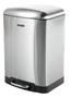 Imagem de Lixeira Retangular 12 Litros Inox Cinza Vonder