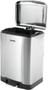 Imagem de Lixeira Retangular 12 Litros Inox Cinza Vonder