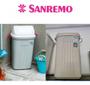 Imagem de Lixeira Sanremo Em Plástico Resistente 60 Litros Kit 6