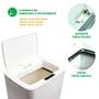 Imagem de Lixeira Sensor Automática Banheiro Cozinha Lixo Inteligente Aproximação 14 Litros