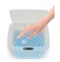 Imagem de Lixeira Sensor Automática Inteligente de Banheiro Cozinha Escritório 13 Litros  branco