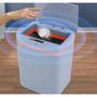 Imagem de Lixeira Sensor Inteligente Automático Recarregável com Tampa 12L Abre automaticamente ao detectar movimento e fecha após 5 segundos